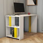 Hanah Home Mesa de Estudio Lima Blanco y Amarillo